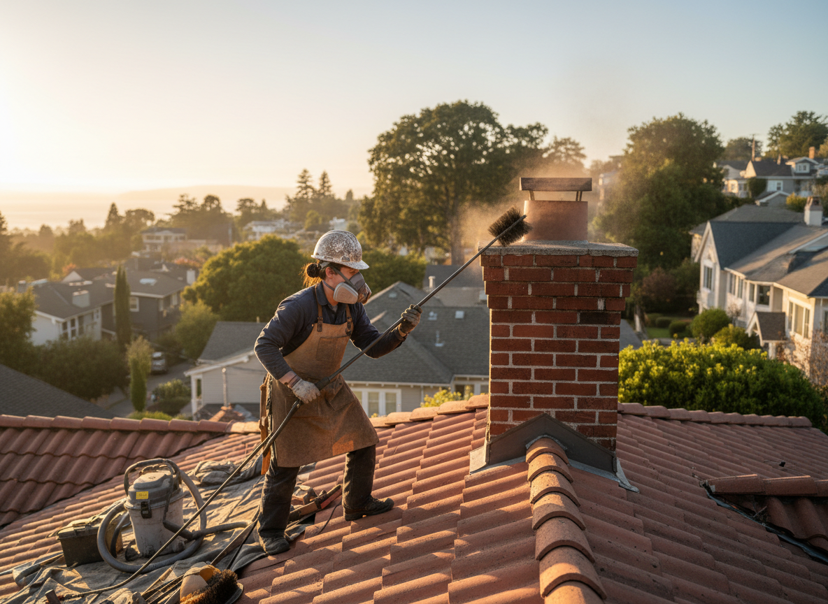 Chimney repair in Berkeley Hills