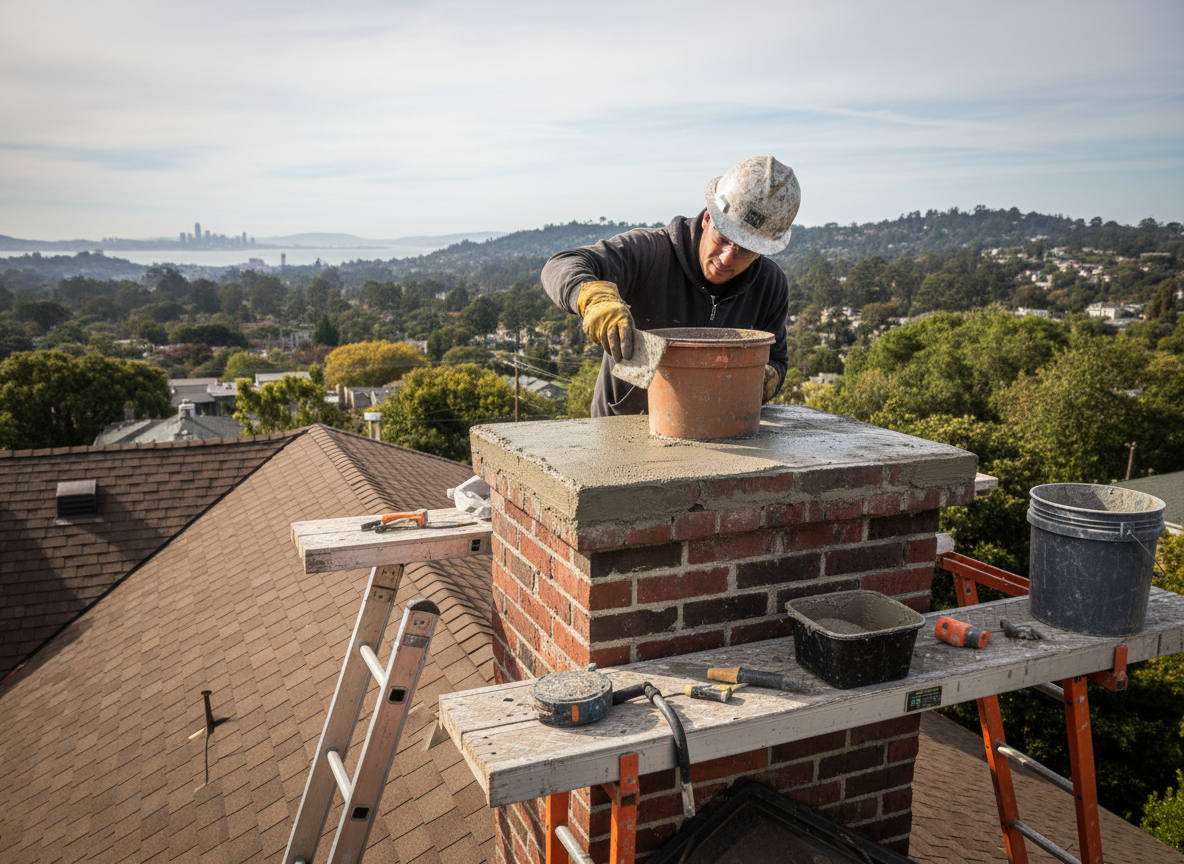 Chimney Crown Repair in Berkeley, NJ